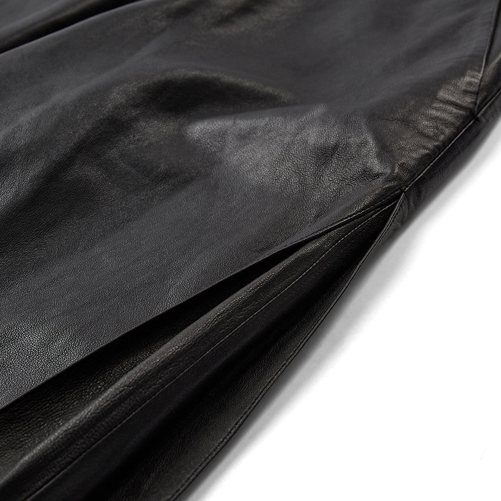 Depeche leather wear Mia loose fit leather pants Pants 099 Black (Nero)