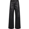 Depeche leather wear Mia loose fit leather pants Pants 099 Black (Nero)