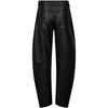 Depeche leather wear Milla Balloon Barrel Leather Pants Pants 099 Black