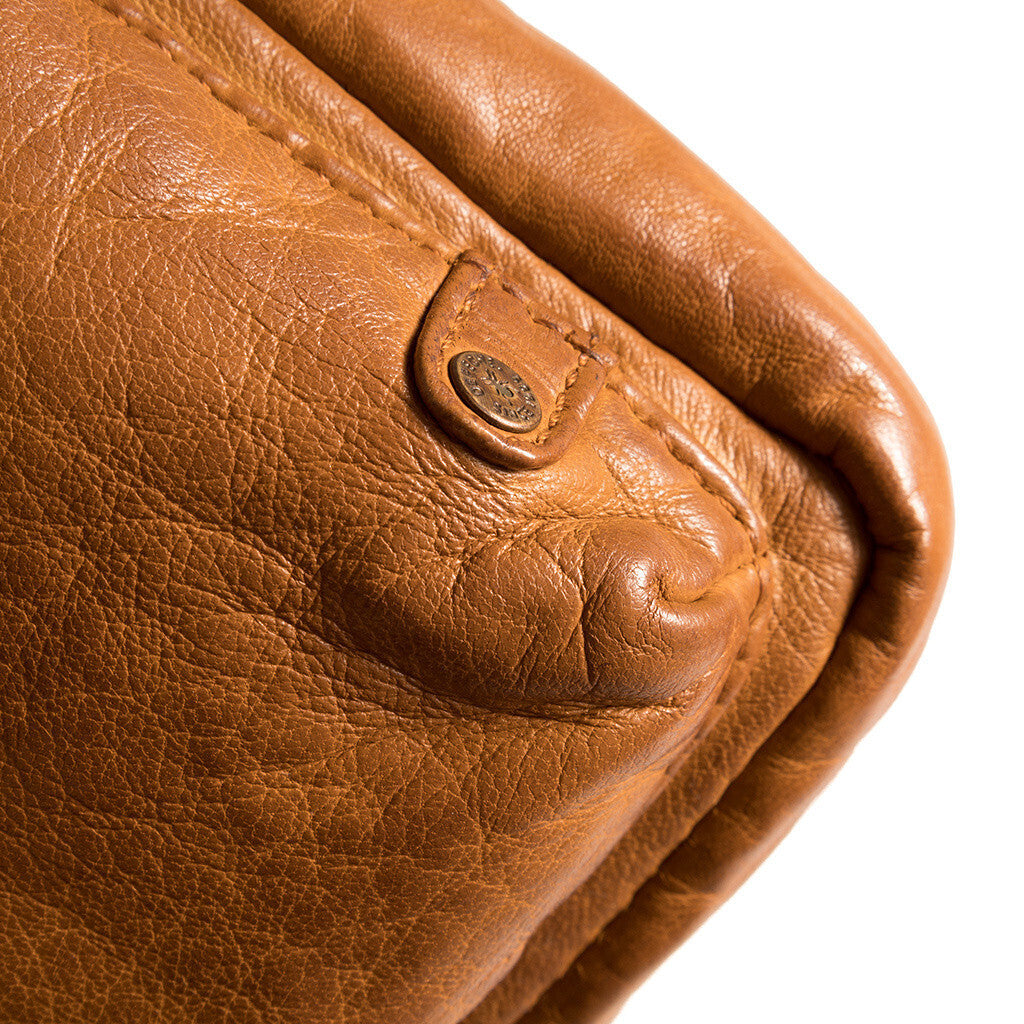 DEPECHE Mobile bag in delicious leather quality Mobilebag 014 Cognac