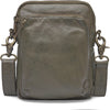 DEPECHE Mobile bag in delicious leather quality Mobilebag 049 Army Green