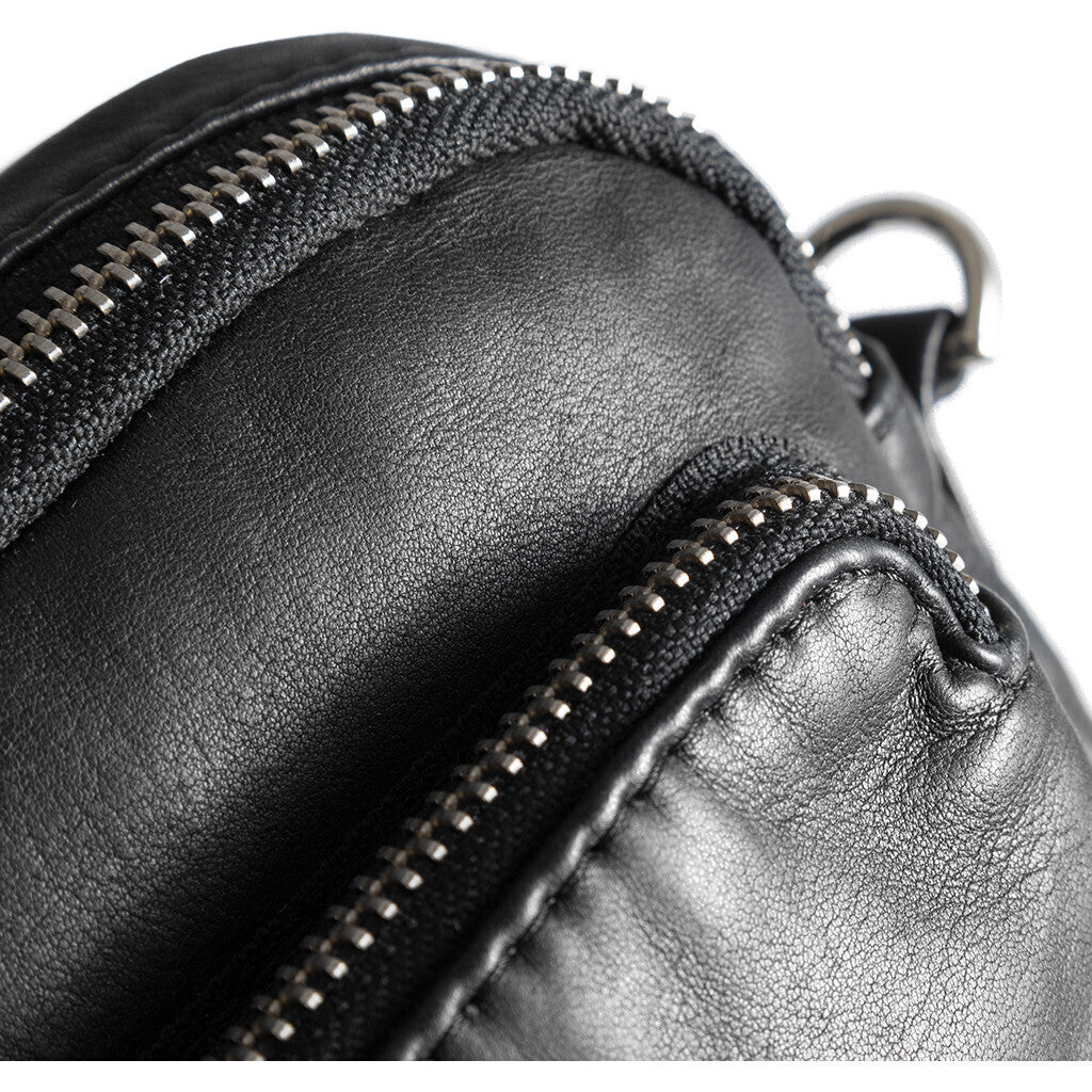 DEPECHE Mobile bag in delicious leather quality Mobilebag 099 Black (Nero)