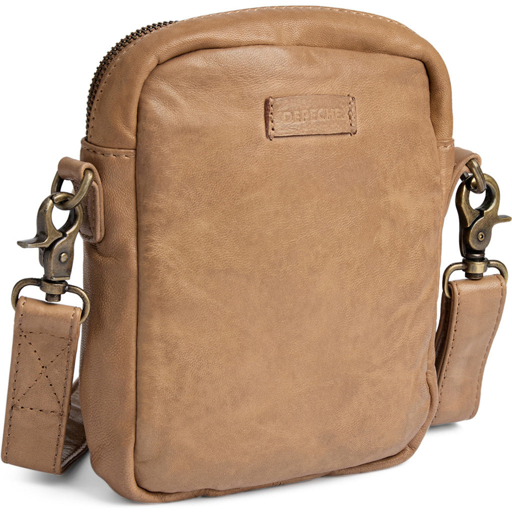DEPECHE Mobile bag in delicious leather quality Mobilebag 156 Camel