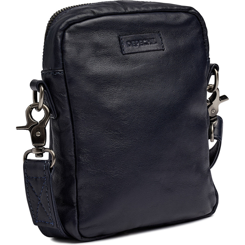 DEPECHE Mobile bag in delicious leather quality Mobilebag 178 Navy