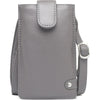 DEPECHE Mobile bag in soft leather and simple design Mobilebag 158 Thunder grey