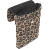 DEPECHE Mobile bag in soft leather Mobilebag 082 Leopard
