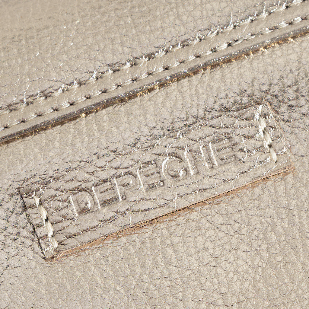 DEPECHE Mobile bag in soft leather Mobilebag 108 Champagne