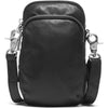 DEPECHE Mobile bag in soft vintage look leather Mobilebag 099 Black (Nero)