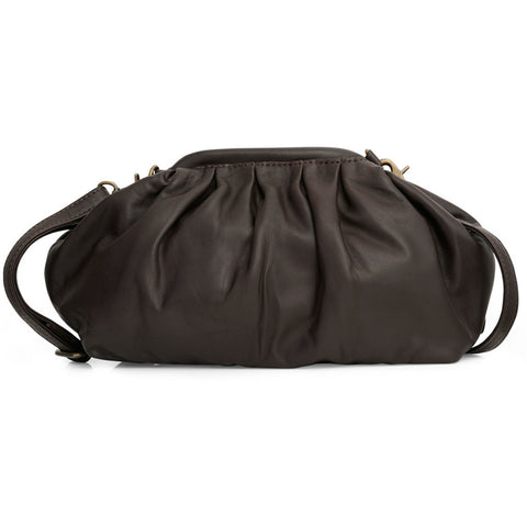 DEPECHE Munich leather clutch Small bag / Clutch 008 Chocolate
