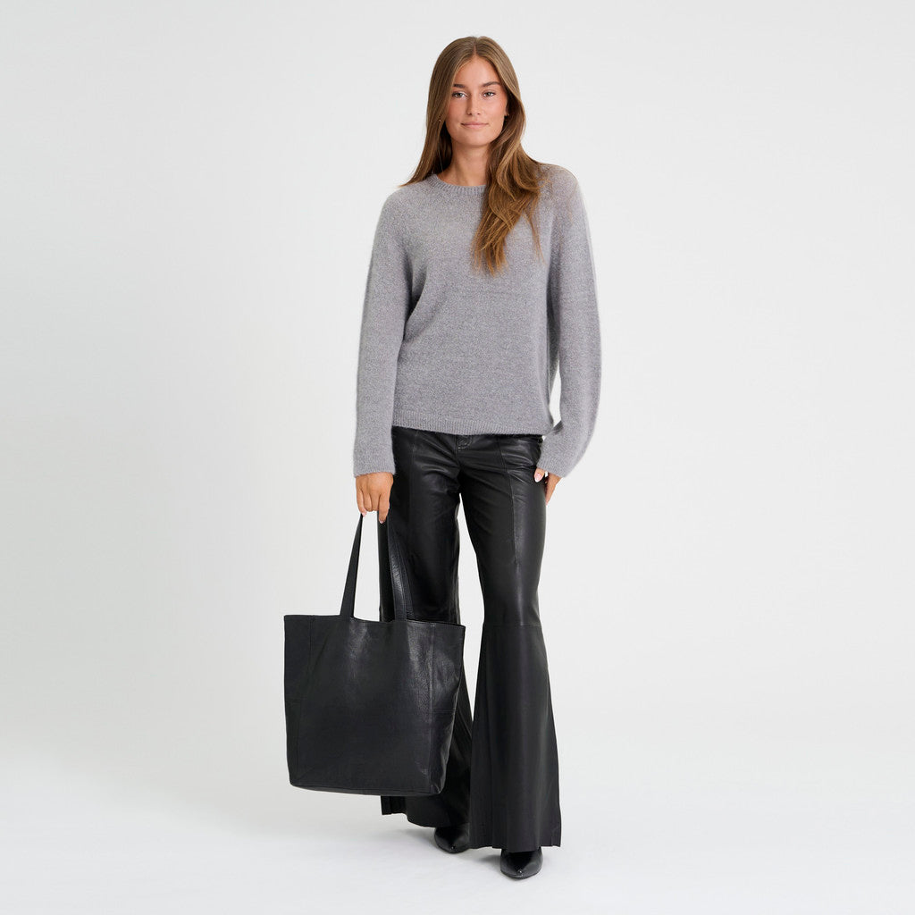 DEPECHE Musthave shopper leatherbag Shopper 099 Black