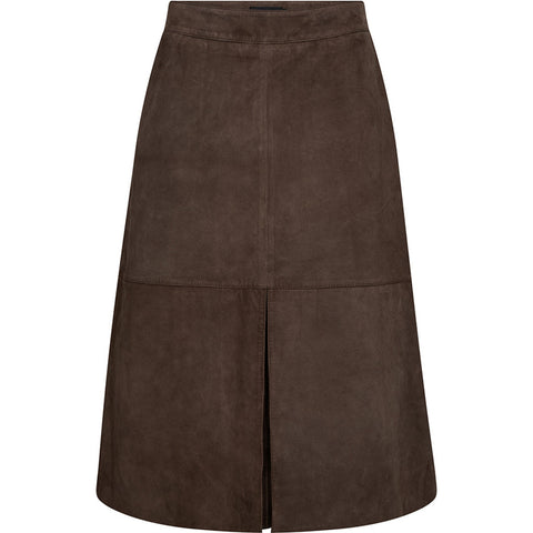 Depeche leather wear Naomi midi suede skirt Skirts 217 Deer