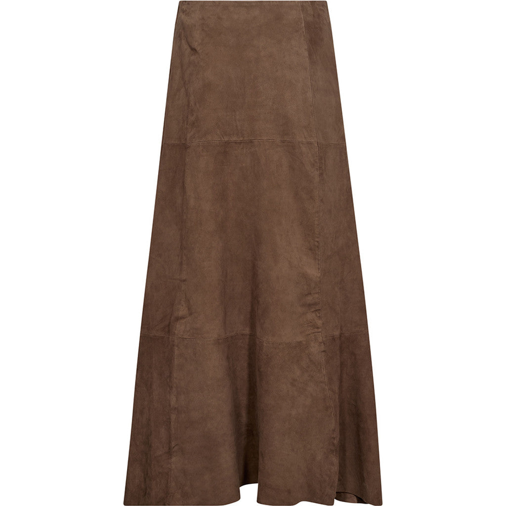 Depeche leather wear Naomi suede skirt Skirts 322 Toffee
