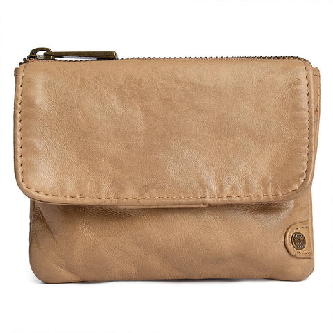 DEPECHE Powerfield Credit card holder Purse / Credit card holder 156 Camel