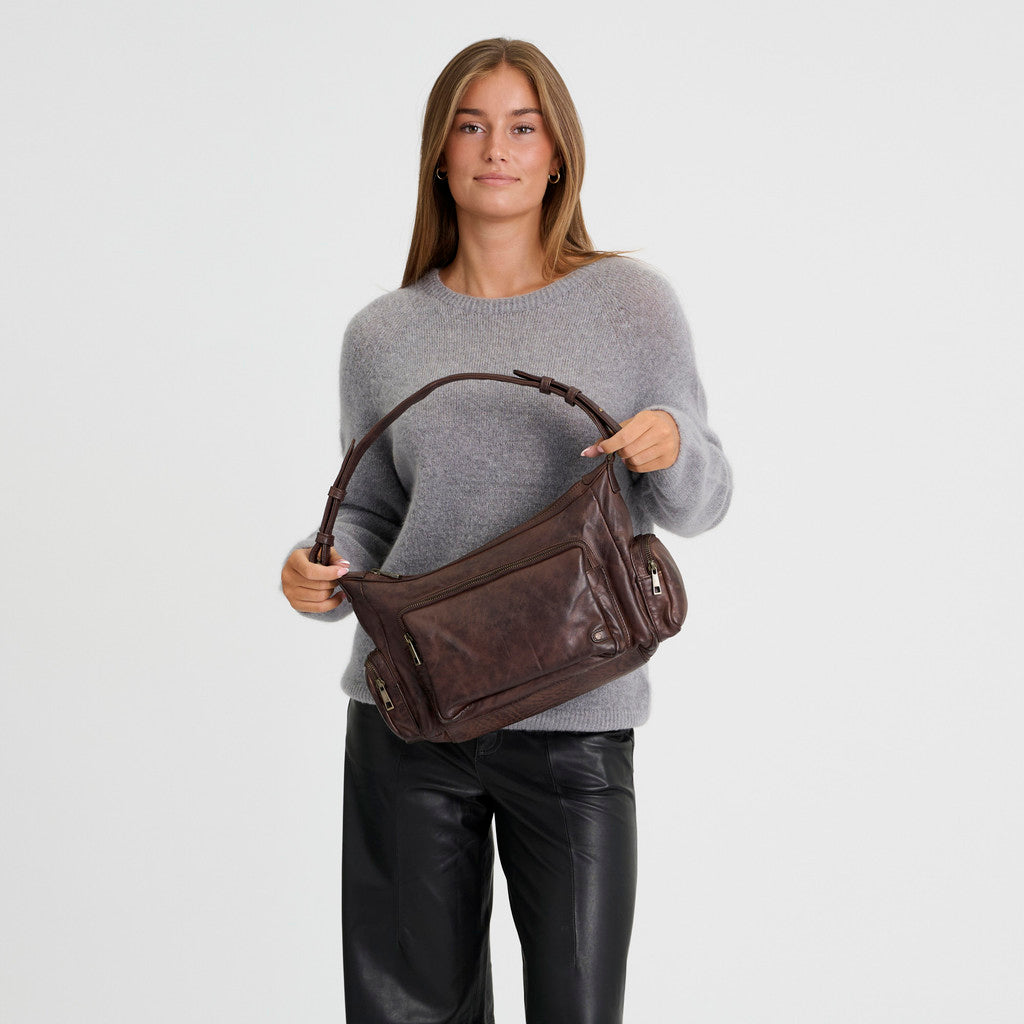 DEPECHE Powerfield Shoulderbag Shoulderbag / Handbag 068 Winter brown