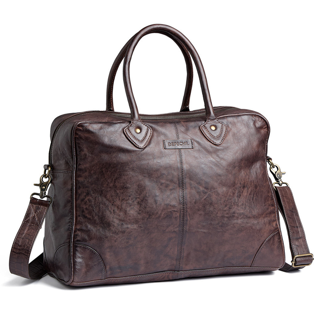 DEPECHE Powerfield Weekendbag Weekend Bag 068 Winter brown