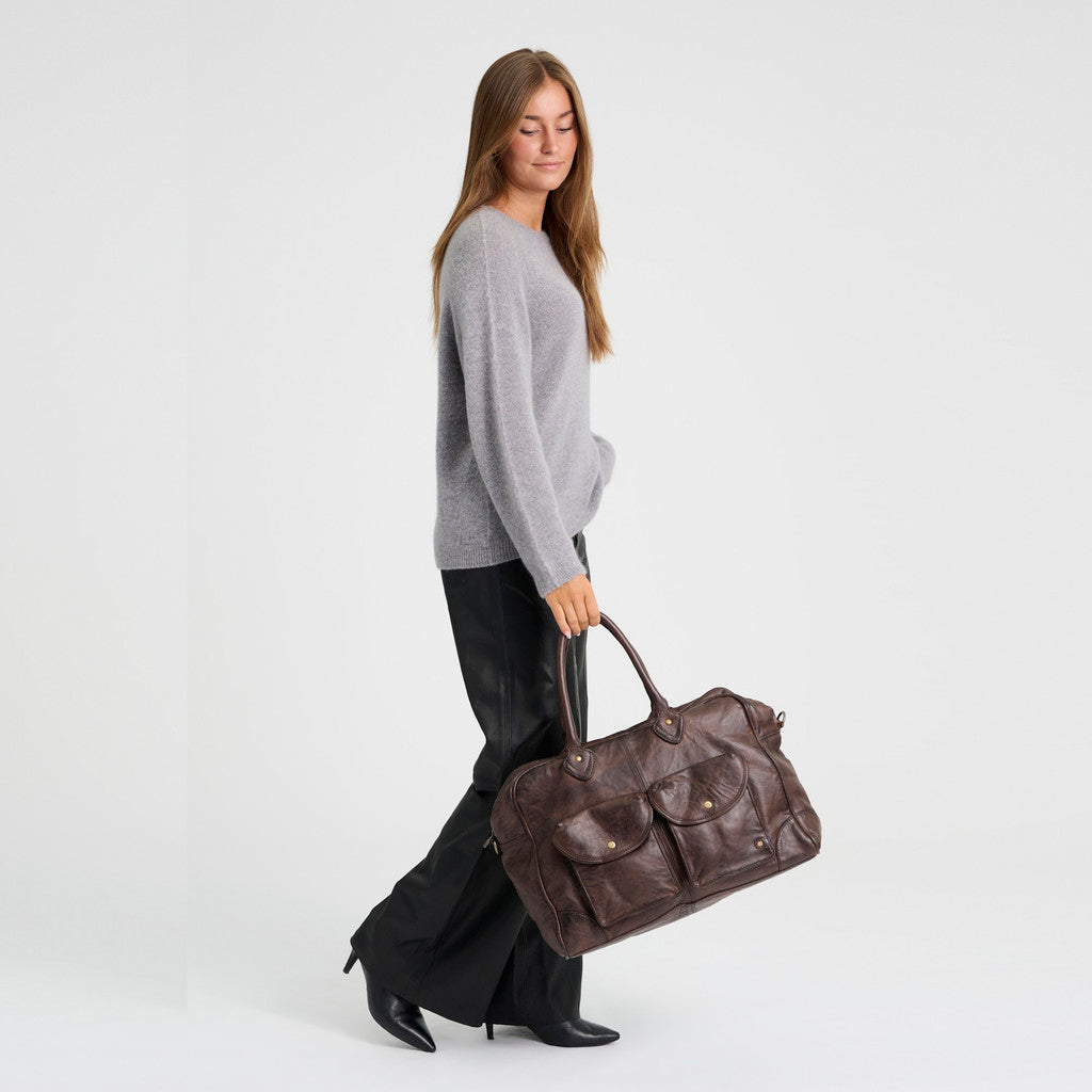 DEPECHE Powerfield Weekendbag Weekend Bag 068 Winter brown