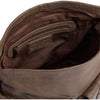 DEPECHE Powerfield sheep leather shopper Shopper 250 Dark Taupe