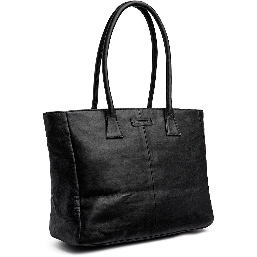 DEPECHE Powerfield sheep leather shoulder bag Shoulderbag / Handbag 099 Black