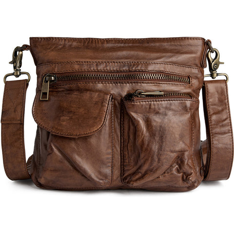 DEPECHE Raw and nice crossbody bag in soft leather Cross over 221 Chesterfield