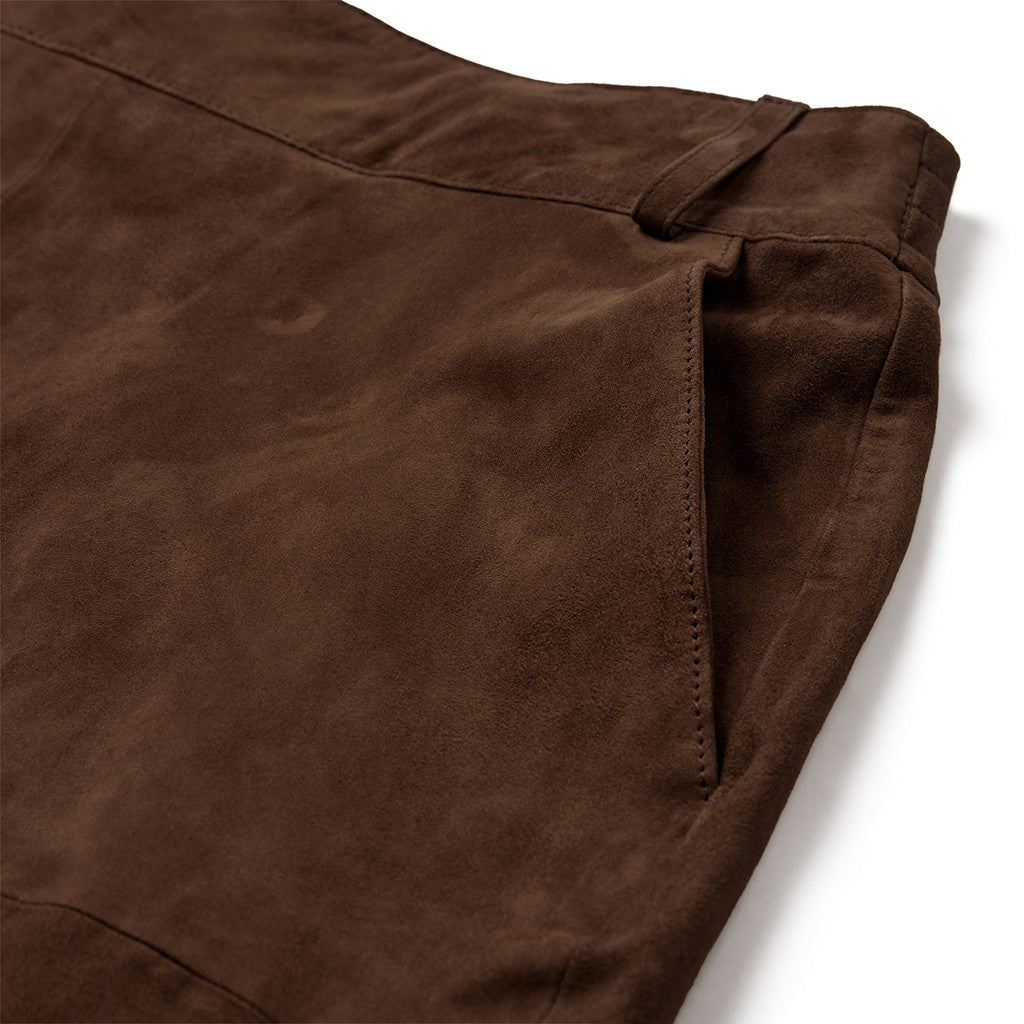 Depeche leather wear Rosie suede skirt Skirt 311 Wood
