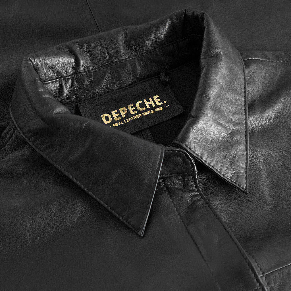 Depeche leather wear SakuraDEP Shirt Shirts 099 Black (Nero)