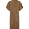 Depeche leather wear Sandra suede dress Dress 007 Mud