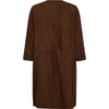 Depeche leather wear Sandy suede shirt dress Shirts 307 Choco