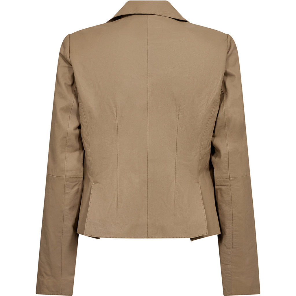 Depeche leather wear Savanna leather blazer Blazer 177 Cream