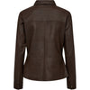 Depeche leather wear Sharon leather shirt Shirts 015 Brown