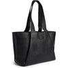 DEPECHE Shopper with leopard lining Shopper 099 Black (Nero)
