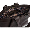 DEPECHE Shopper with leopard lining Shopper 161 Dark brown