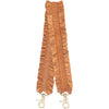 DEPECHE Shoulder strap with ruffles Accessories 156 Camel