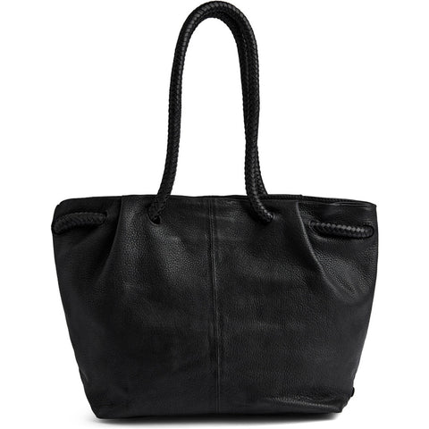 DEPECHE Shoulderbag with beautiful braided strap Shoulderbag / Handbag 099 Black (Nero)