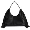 DEPECHE Shoulderbag with fringes Shoulderbag / Handbag 099 Black (Nero)