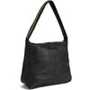 DEPECHE Shoulderbag with gold chain on the strap Shoulderbag / Handbag 099 Black (Nero)