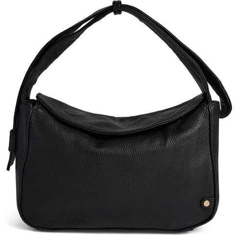 DEPECHE Shoulderbag with leopard lining Shoulderbag / Handbag 099 Black (Nero)