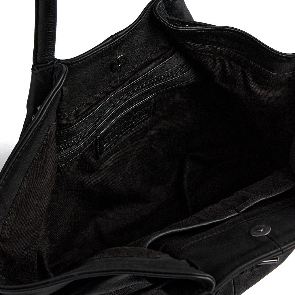 DEPECHE Shoulderbag with studs Shoulderbag / Handbag 099 Black (Nero)