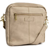 DEPECHE Simple crossover bag in beautiful leather Cross over 228 Soft Sand