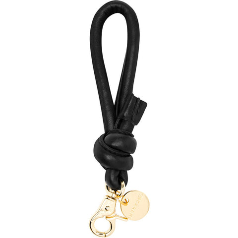 DEPECHE Keyhanger in soft leather and metal Accessories 099 Black