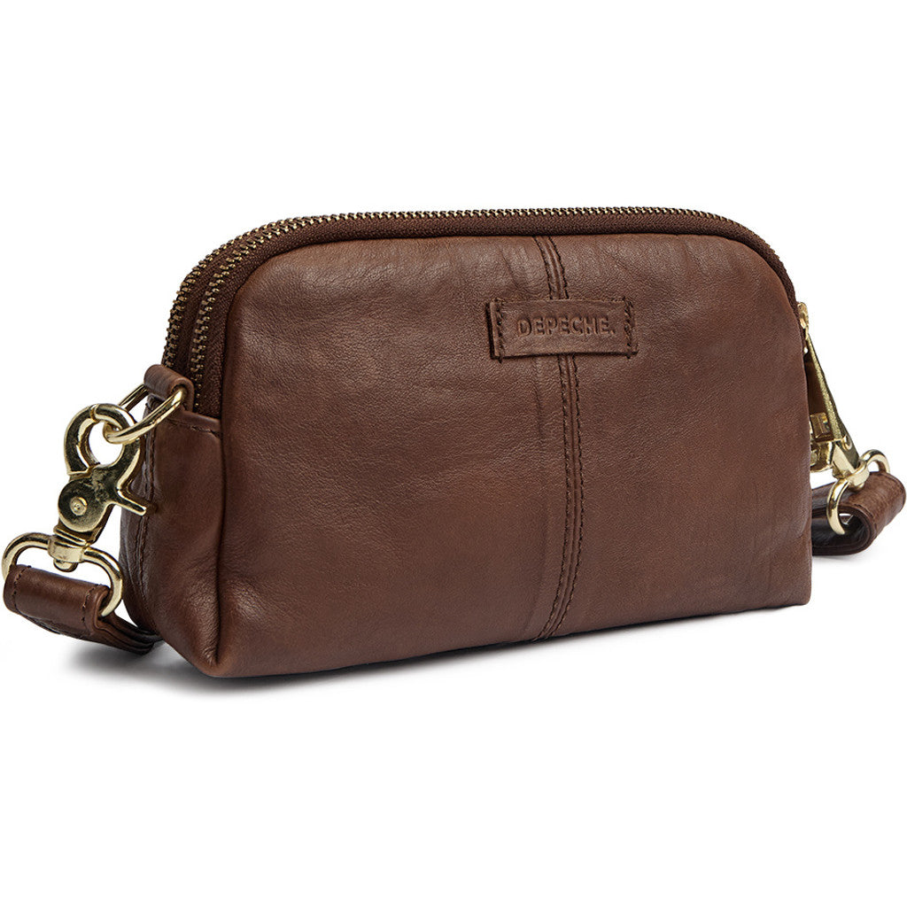 DEPECHE Small leather clutch in classic design Small bag / Clutch 221 Chesterfield