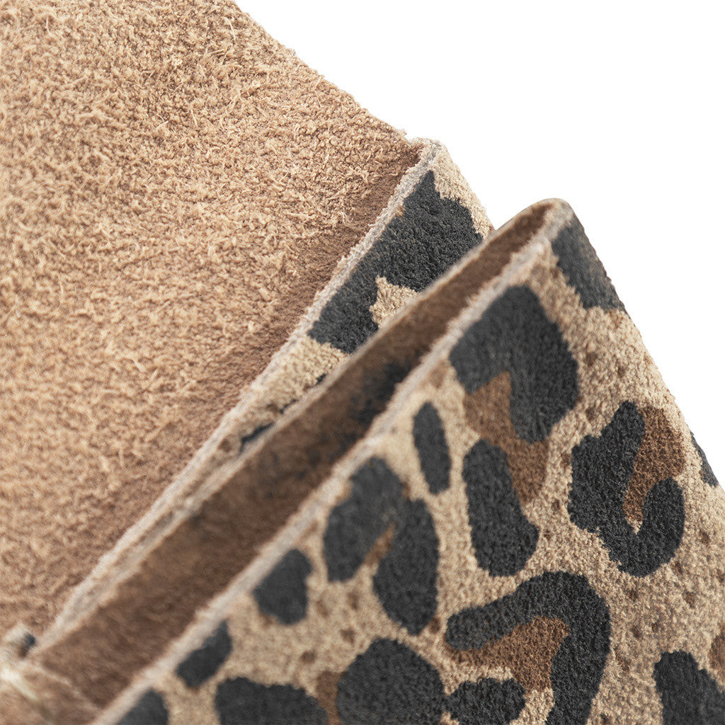 DEPECHE Wallet/credit card holder in soft leather Purse / Credit card holder 082 Leopard