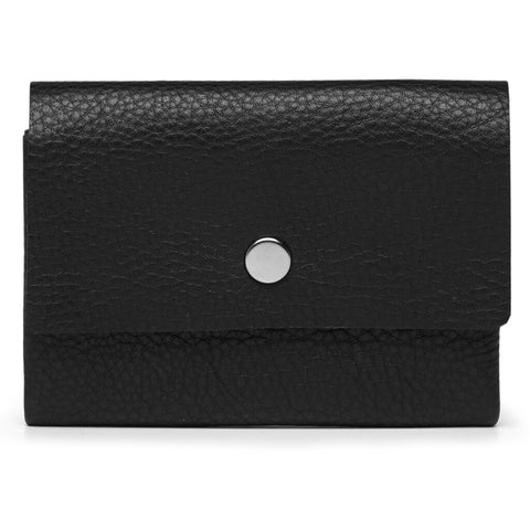 DEPECHE Wallet/credit card holder in soft leather Purse / Credit card holder 099 Black (Nero)