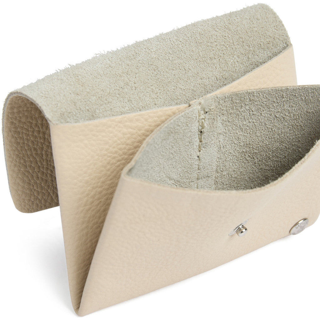 DEPECHE Wallet/credit card holder in soft leather Purse / Credit card holder 202 Vanilla