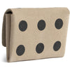 DEPECHE Wallet/credit card holder in soft leather Purse / Credit card holder 301 Black Dots