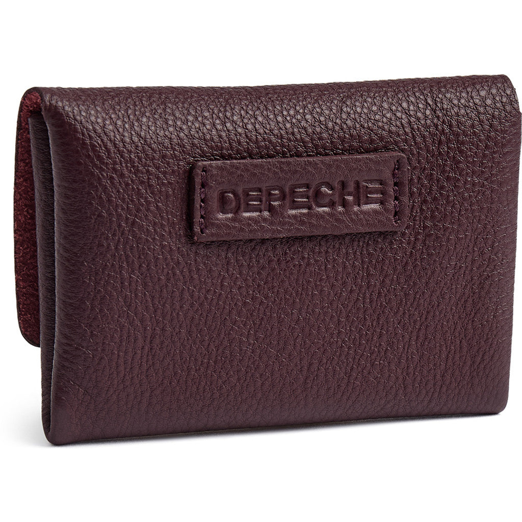 DEPECHE Wallet/credit card holder in soft leather Purse / Credit card holder 305 Ox Blood