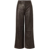 Depeche leather wear Soft Anika leather pants Pants 214 Dark Chocolate