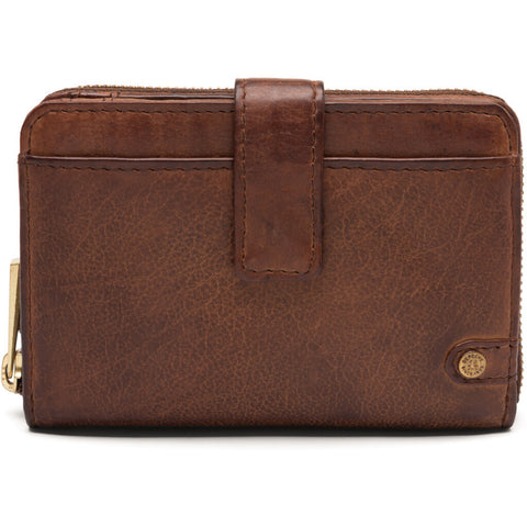 DEPECHE Soft and delicious leather wallet Purse / Credit card holder 133 Brandy