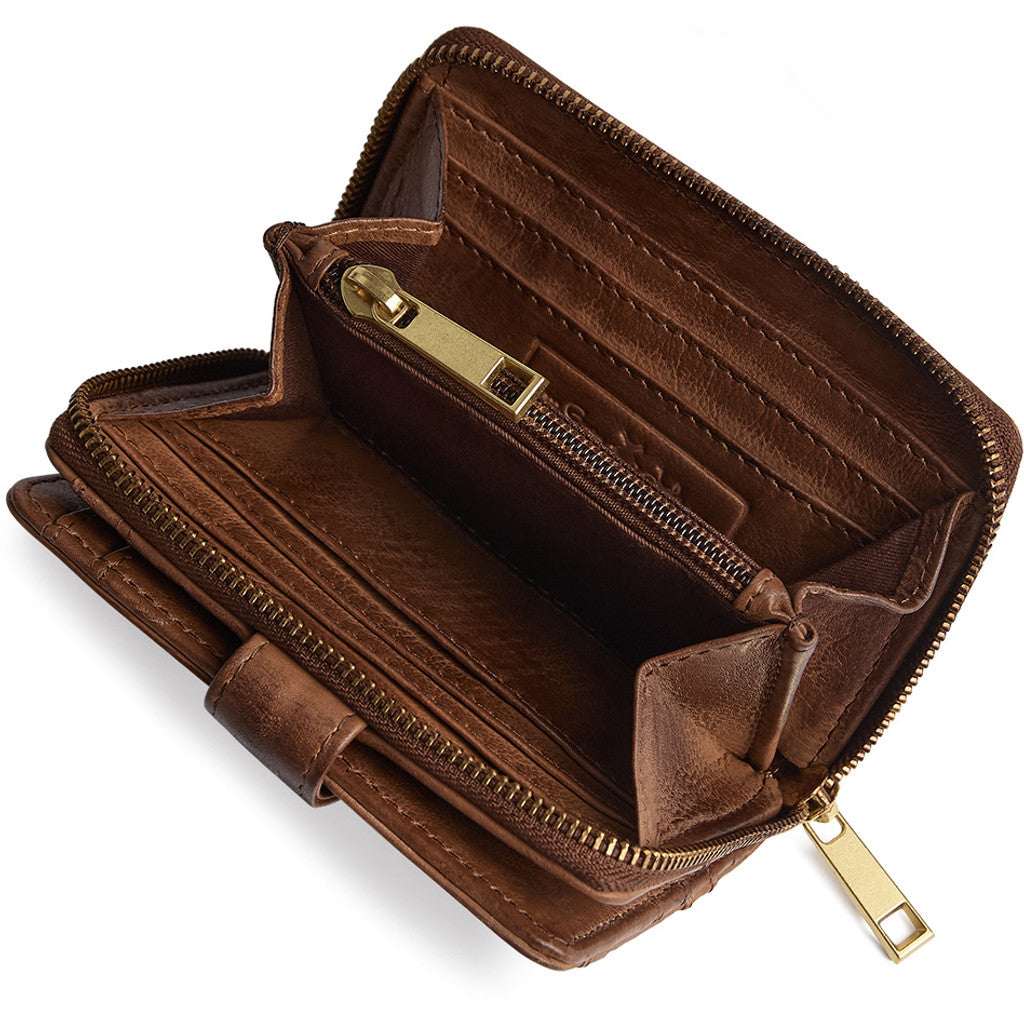 DEPECHE Soft and delicious leather wallet Purse / Credit card holder 221 Chesterfield