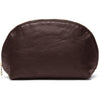 DEPECHE Soft and spacious leather cosmetic bag Accessories 258 Winter Brown / Brass