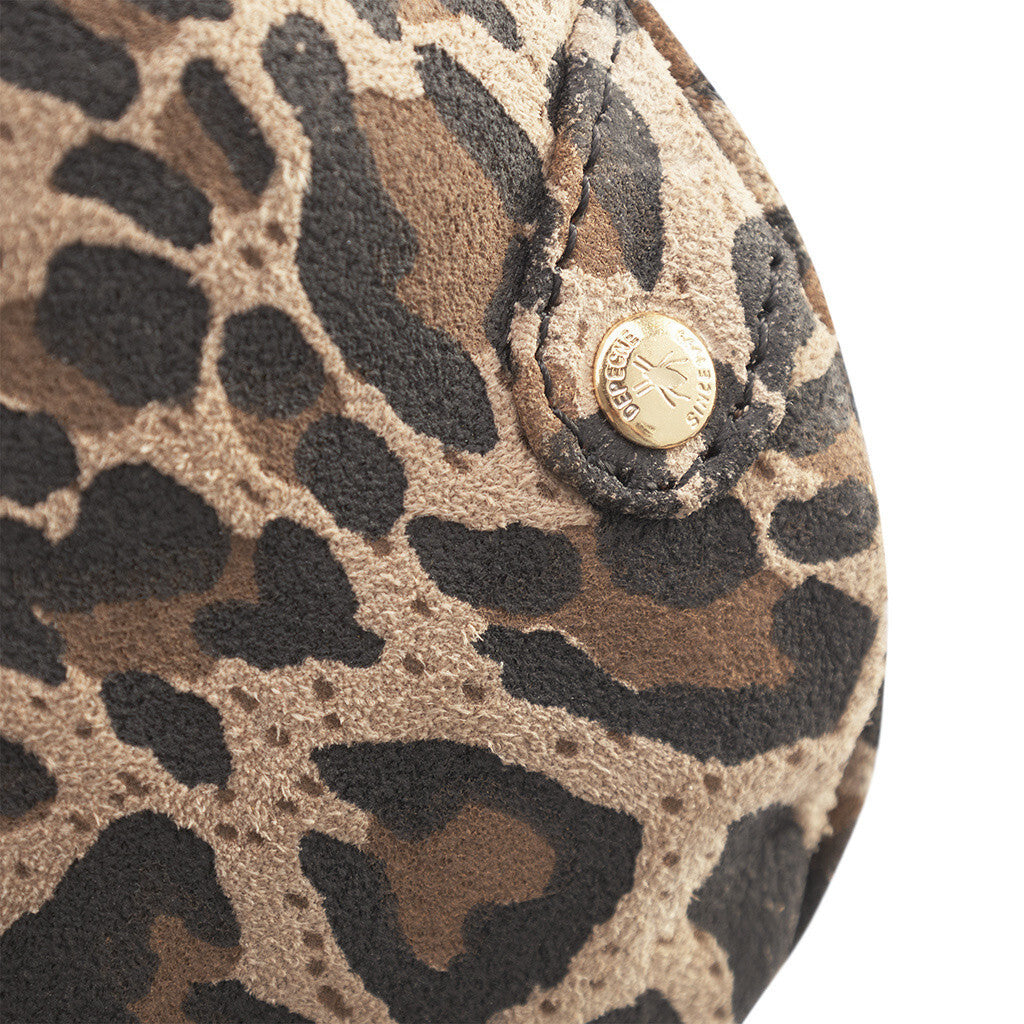 DEPECHE High-quality leather bumbag Bumbag 082 Leopard